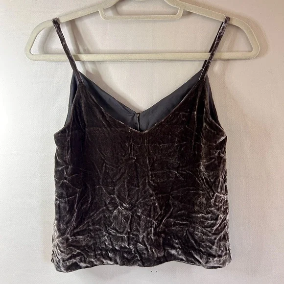 MADEWELL Velvet Button Down Cami Whimsigoth Fairy Grunge Boho Goblincore Size 00 - Picture 8 of 10
